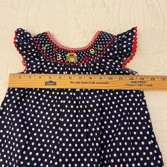 Lil Cactus Smocked  dress  School 123 ABC - Picture 5 of 6